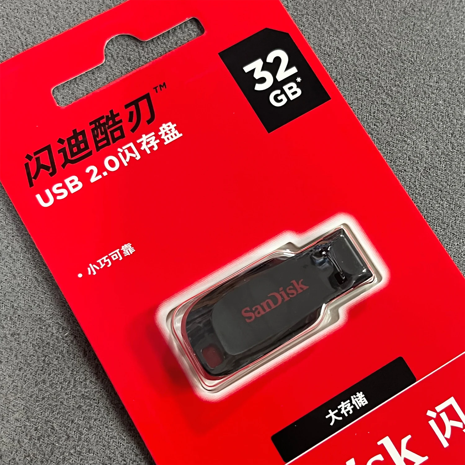 SanDisk-Cartão de Memória Flash Criptografado, USB 2.0, Pen Drive Cruzer CZ50, 16GB, 32GB, 64GB, 128GB, USB 2.0, FAT32, Atacado