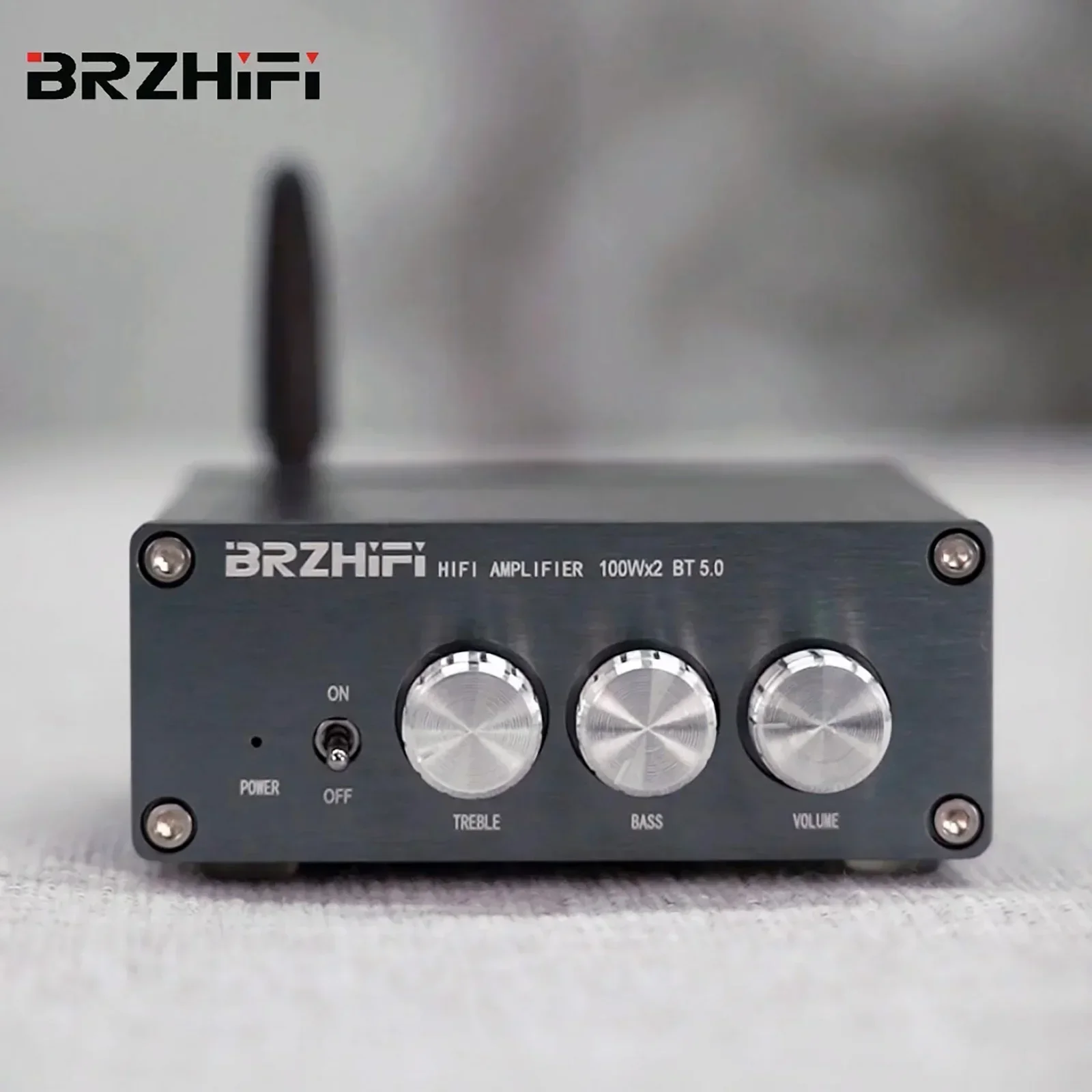 AMXEKR amplificateur numérique stéréo niveau de fièvre 2.0 TPA3116 50WX2 100WX2 amplificateur de puissance domestique Bluetooth 5.0