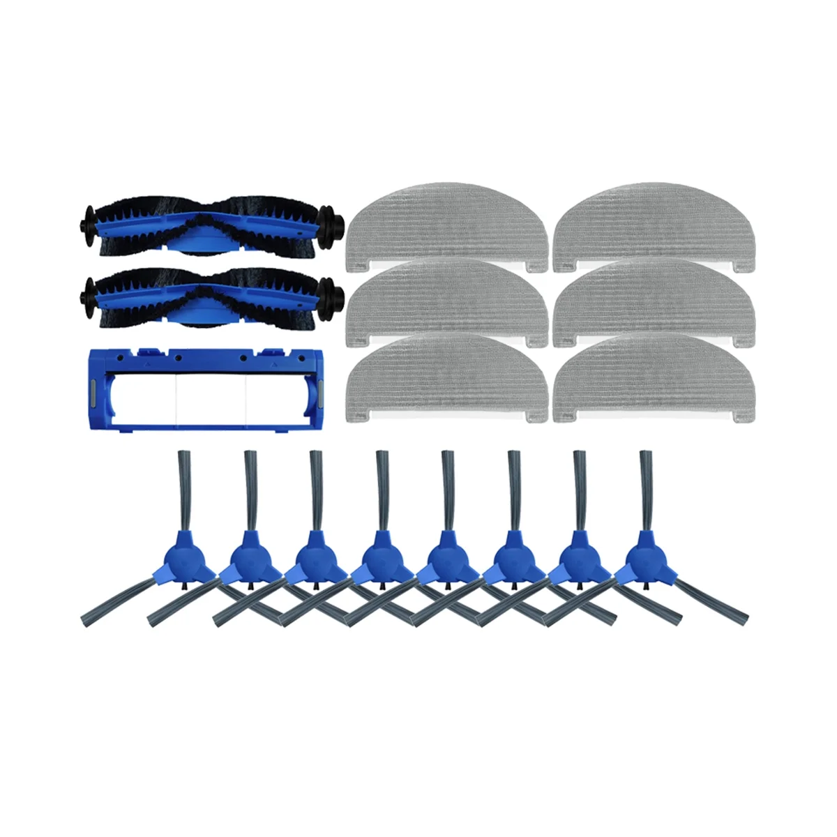 Pour G40/G40 Hybride Rouleau Principal Brosse Latérale Vadrouille Everths Brosse Couverture Pièces De Rechange Accessoires Replacement-17PCS