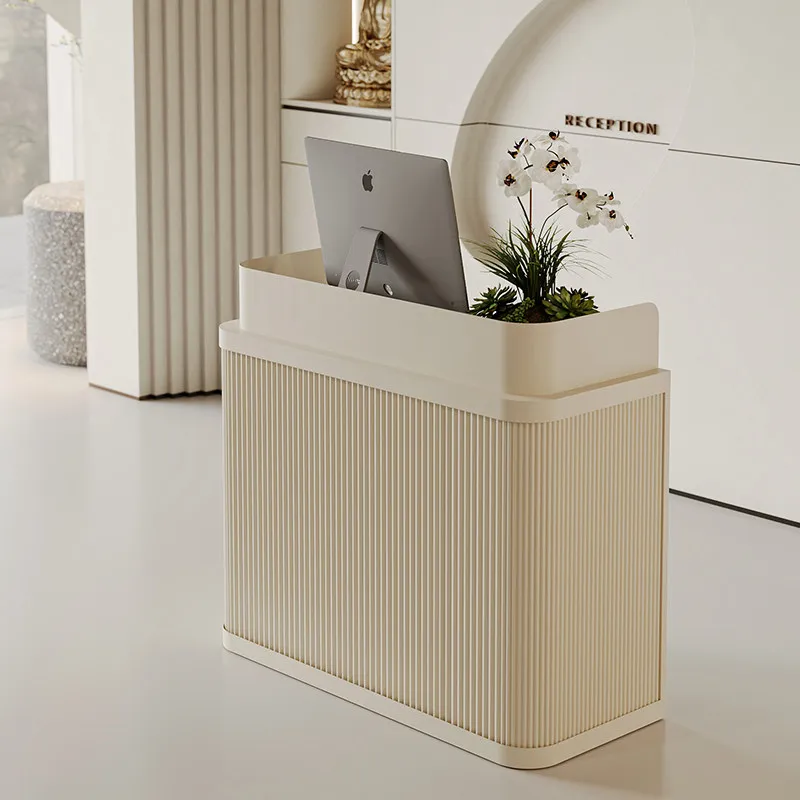

Clinic Restaurant Reception Desks Cofeeshop Boutique Lectern Podium Reception Desks Counter Cashier Empfangstheke Furniture