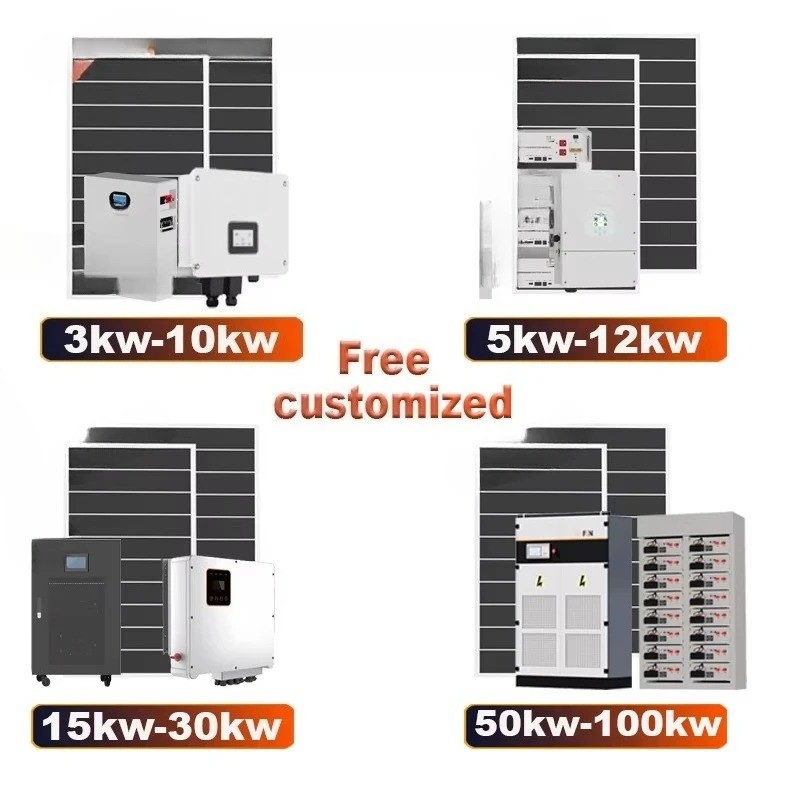 Tanfon Solar Panels 30KW 50KW Off-Grid Solar Power System/industrial Solar Panel Kit 100kwh Battery Energy Storage System
