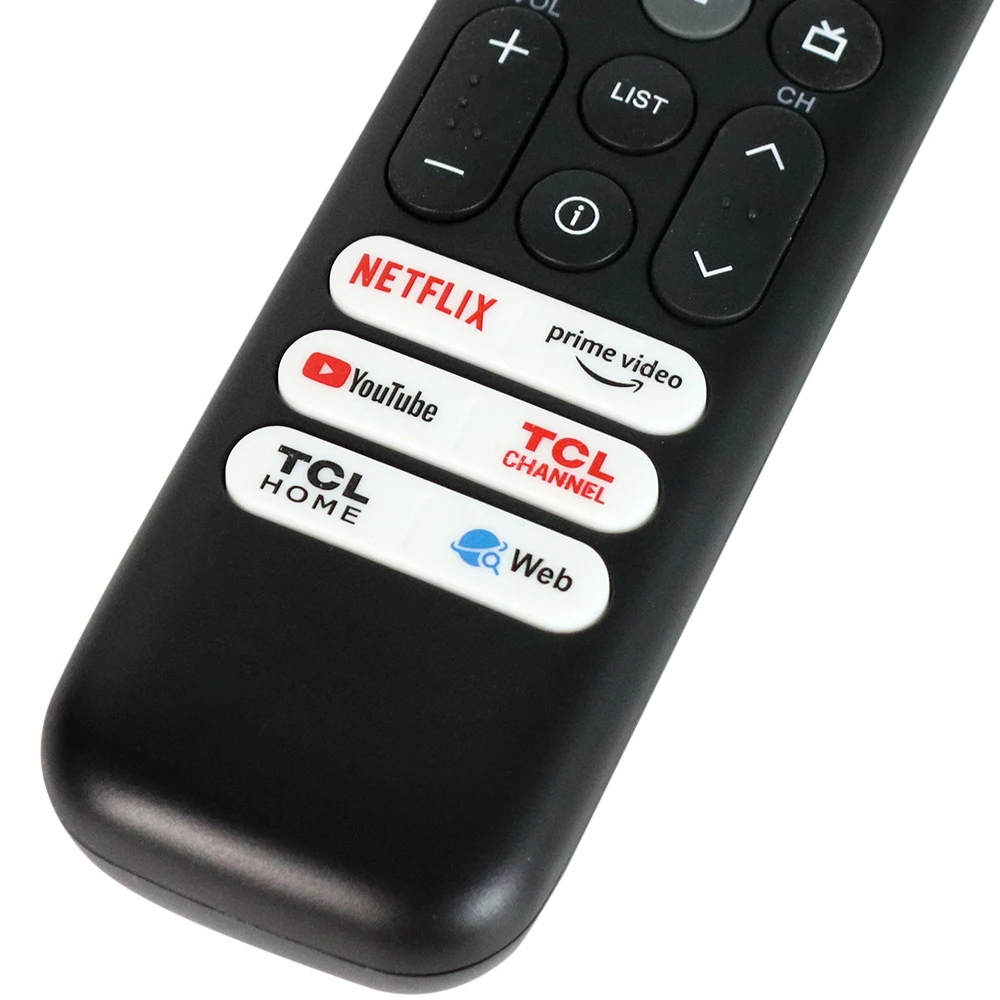 جهاز التحكم عن بعد RC833 GUB1 متوافق مع تلفزيون TCL 50 55 75 بوصة C645 C745 C845 43LC645 65C745 65C845 بدون صوت ﻿