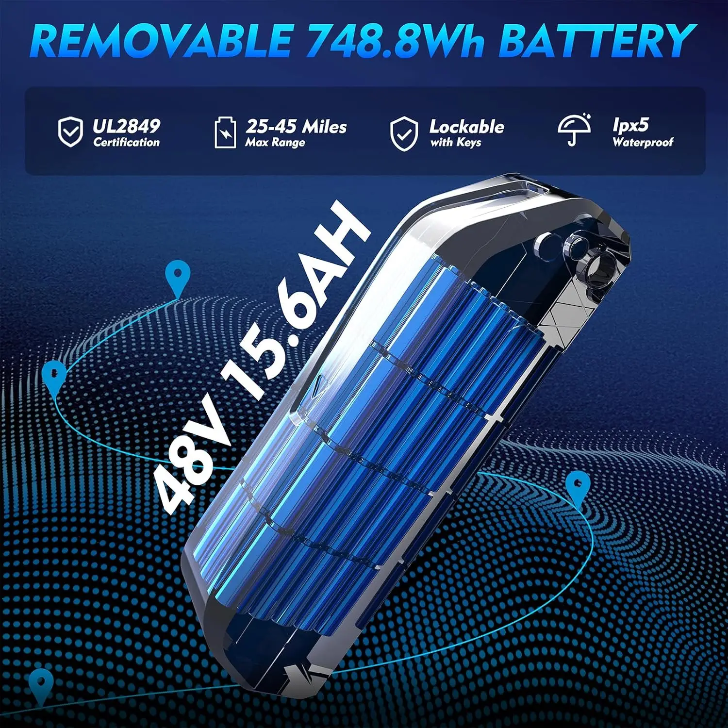 Electric Bike Adults 1000/1500/2500W 30-90 Miles 20/23