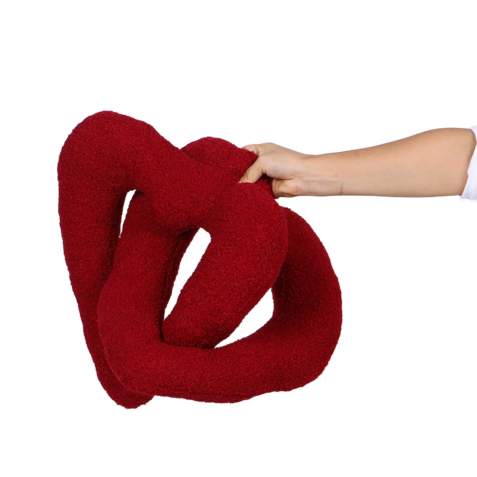 

Heart-Shaped Pillow Soft Red Valentine’S Day Gift For Her Bedroom Living Room Decor Love Cushion Home Sofa Decoration Throw