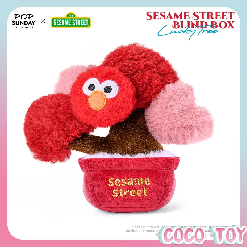 

Sesame Street Lucky Tree Blind Box by POP SUNDAY Plush Money Tree Lucky Charm Creative Decor Adorable Birthday Gift In Stock