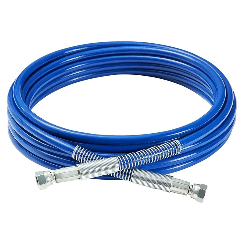 

ABKS-High Pressure Airless Paint Sprayer Hose 25FT Double Layer Braided Wire Upgraded 8500 PSI Paint Sprayer Tube 1/4"