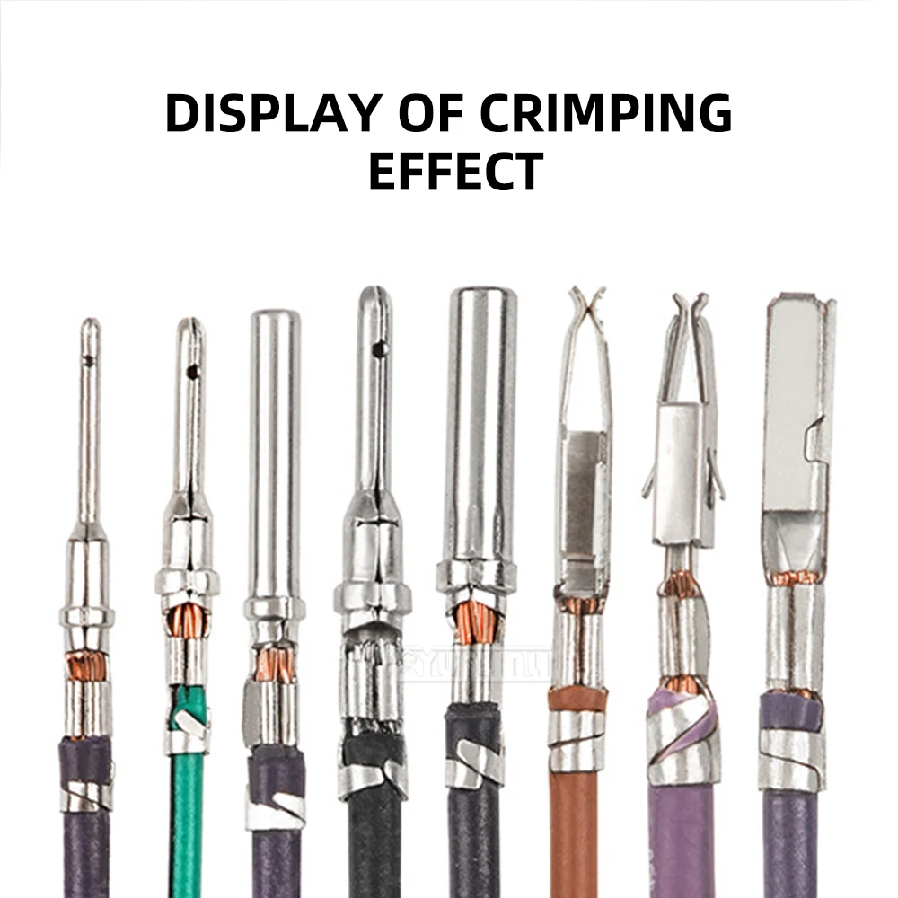 DTT-20-00 Deutsch DT Connector Crimping Tool, for Automotive Terminals Pins FC3, Ratchet Hand Crimper for Car Wiring Harness