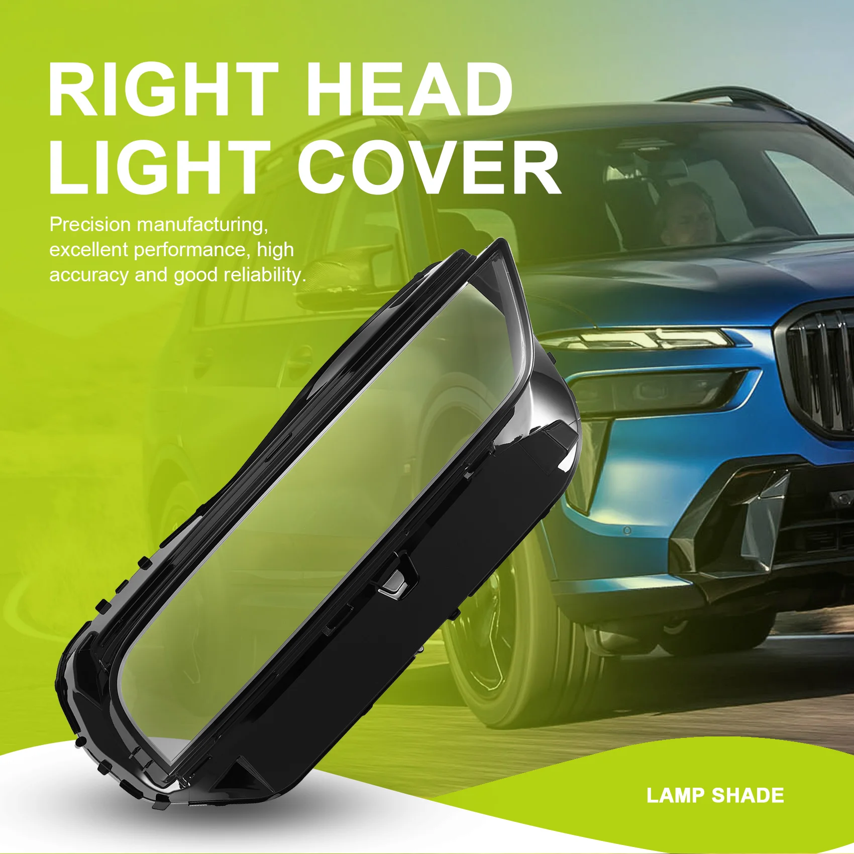 

Car Headlight Cover Lens Glass Shell Front Headlamp Caps Transparent Lampshade For BMW X7 G07 X7M 2023 2024