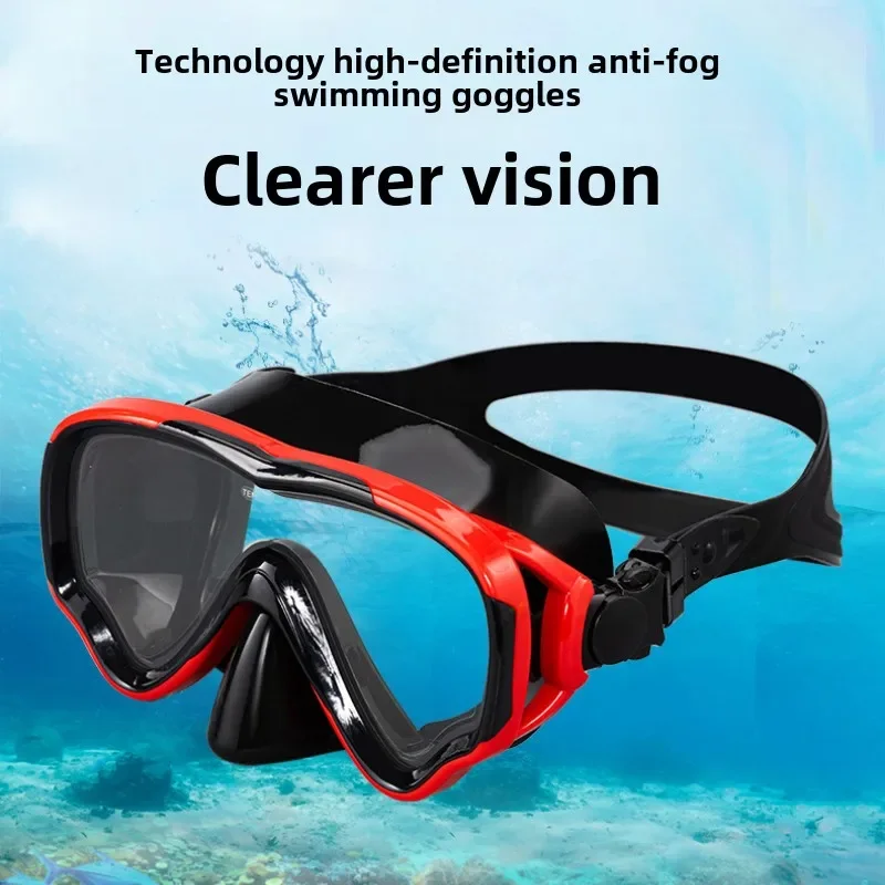 New diving goggles silicone anti-fog diving mask adult snorkeling equipment diving glasses