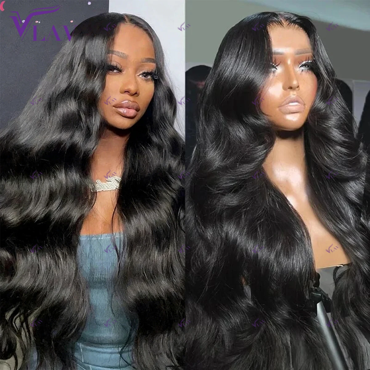 

13x6 HD Lace Wigs Frontal Wig Wear And Go 450% Density Preplucked Body Wave Glueless Wigs Human Hair 360 HD Lace Transparent Wig