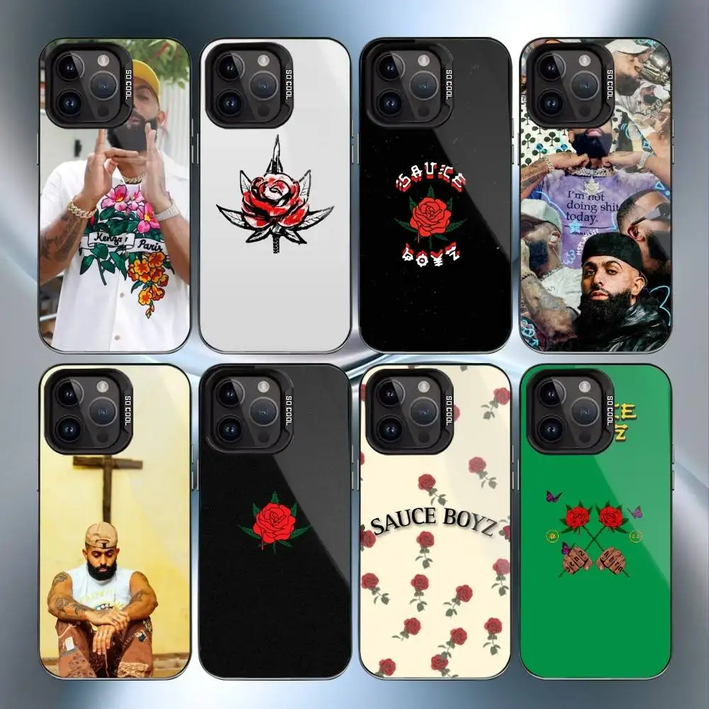 

E-Eladio Carrion Sauce Boyz Phone Case For iPhone17,16,15,14,13,12,11 Plus,Pro Max Black Candy Matte Shockproof Cover