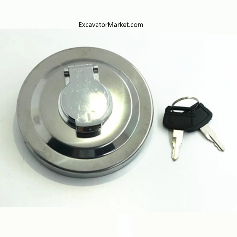 Excavator Parts Stainless Steel Diesel Fuel Tank Cap For Hitachi Ex/Zax60/70/120/240-3/200-1/5/6 Excavator Accessories