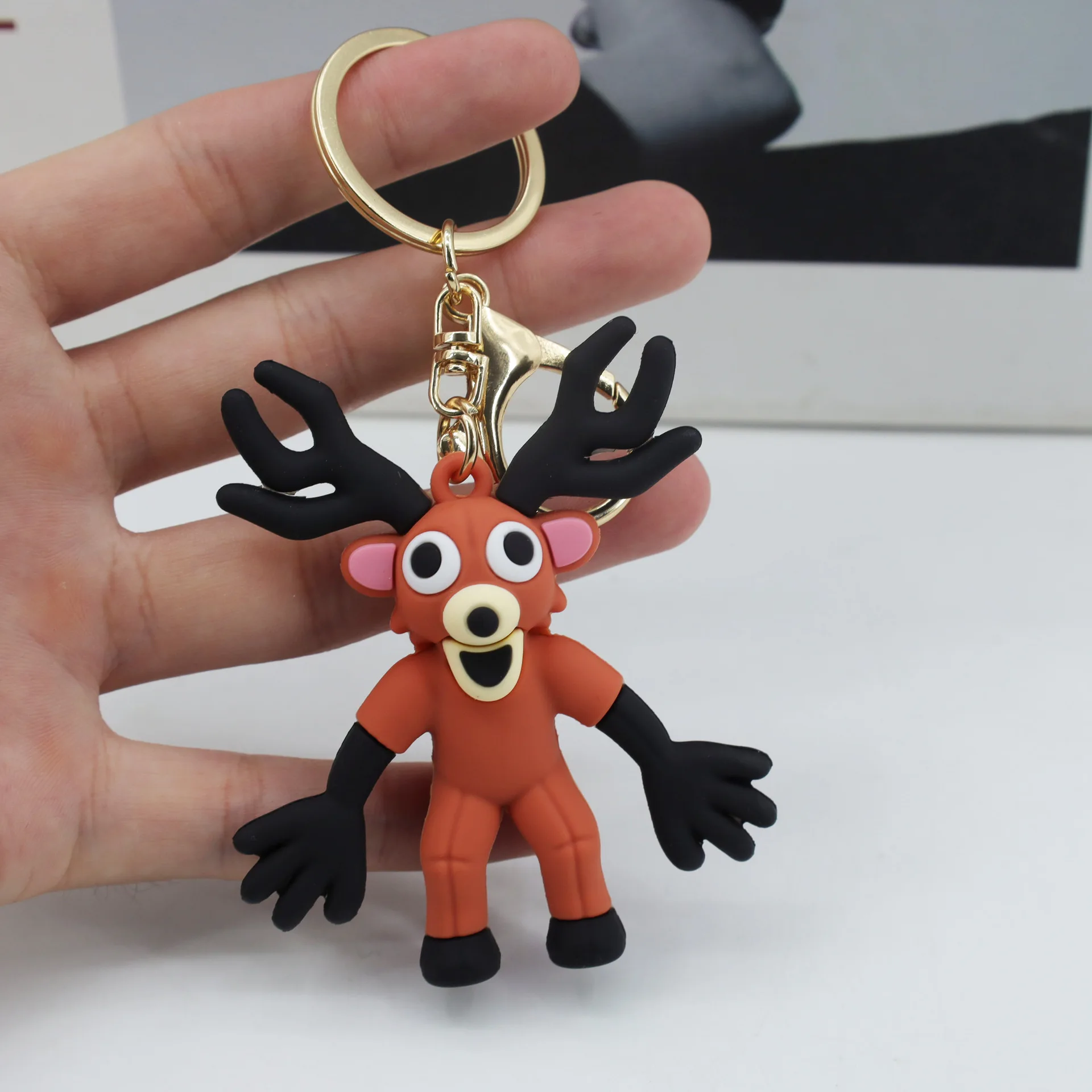 أنيمي جديد لدمى 99 ليال المفاتيح قلادة اللعب الكرتون Diy بها بنفسك على ظهره ديكور هدايا عيد الميلاد الاطفال #3