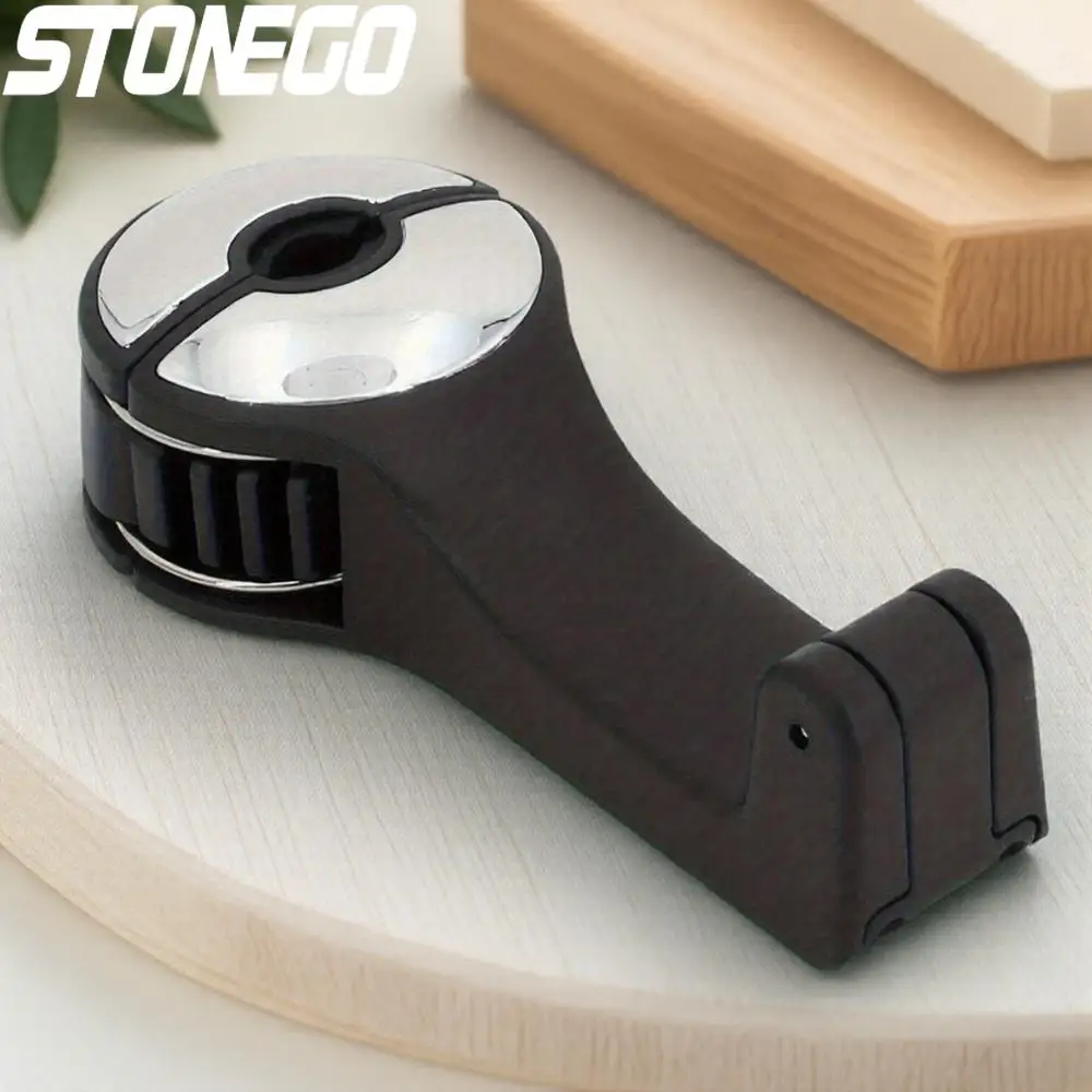 

Держатель для телефона на подголовник автомобиля, органайзер-сумка, вешалка для покупок, 2-в-1 аксессуар для хранения