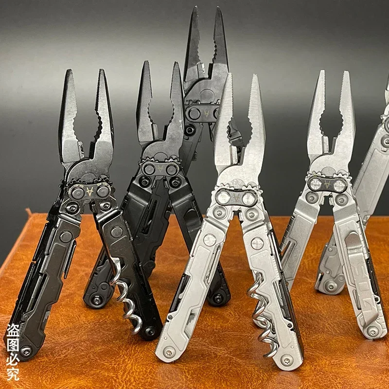 

Folding Multitool Pliers Multi-functional Combination Tool Pliers EDC Outdoor Equipment