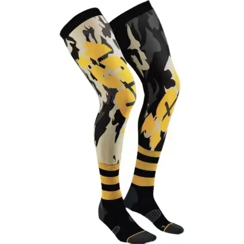 Imagen 2 del producto Nueva rodillera de compresión para motocicleta, calcetín enduro, calcetines de carreras MX MTB ATV, protección deportiva, rodillera antideslizante, calcetines enduro