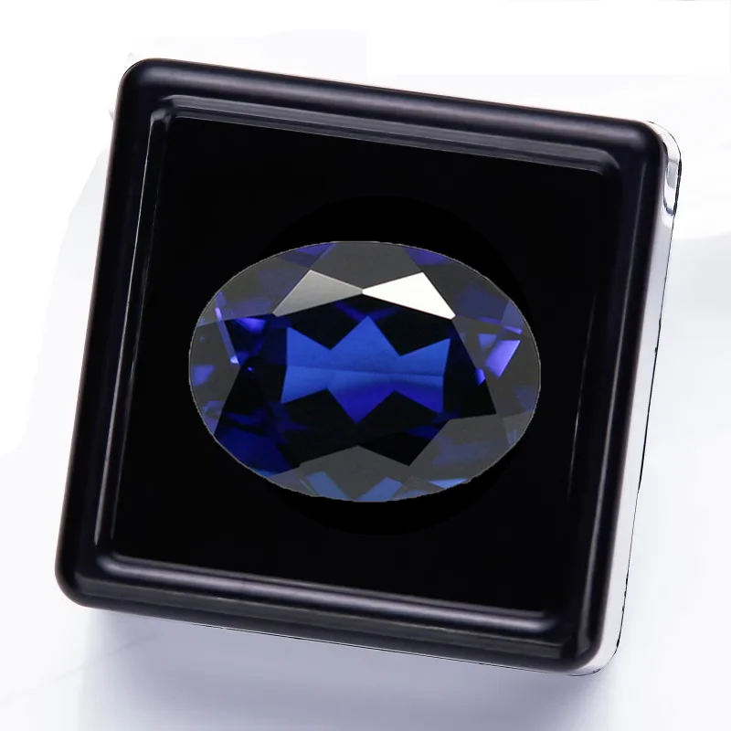 AAAA+ Blauer Saphir in Box, 13x18mm, großer Schliff, bestandenem Mohs-Härte-Test, Edelstein für DIY-Schmuckherstellung/Sammlung/Geschenk, Edelstein – Detail 6