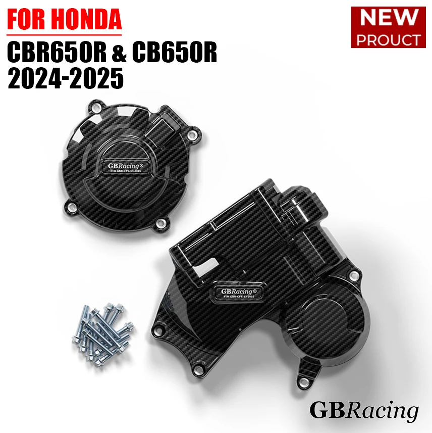 

Защитная крышка двигателя для мотоцикла GBRacing Вторичная крышка двигателя для генератора переменного тока HONDA CBR650R и CB650R 2021-2025, электронное сцепление 2024-2025