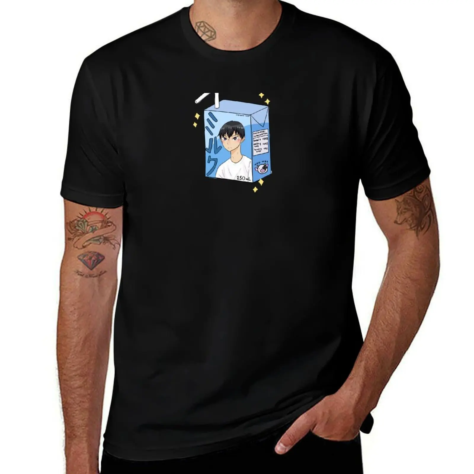kageyama milk T-Shirt Minimal Art Print T-Shirt