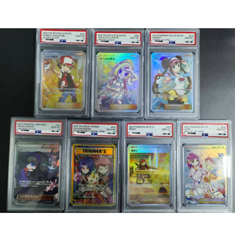 

Diy Pokemon Ptcg японские рейтинг карты Perrin Sabrinas предложение туманный сувенир Green Explrtn Iono коллекция аниме игровая карта