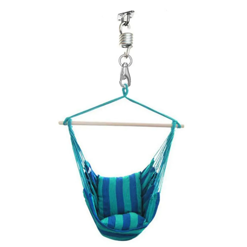Hammock Chair Hanging Spring Heavy Duty Stainless Steel 6.7mm Dual Swivel Hooks Porch Swing Heavy Duty Swing Springs
