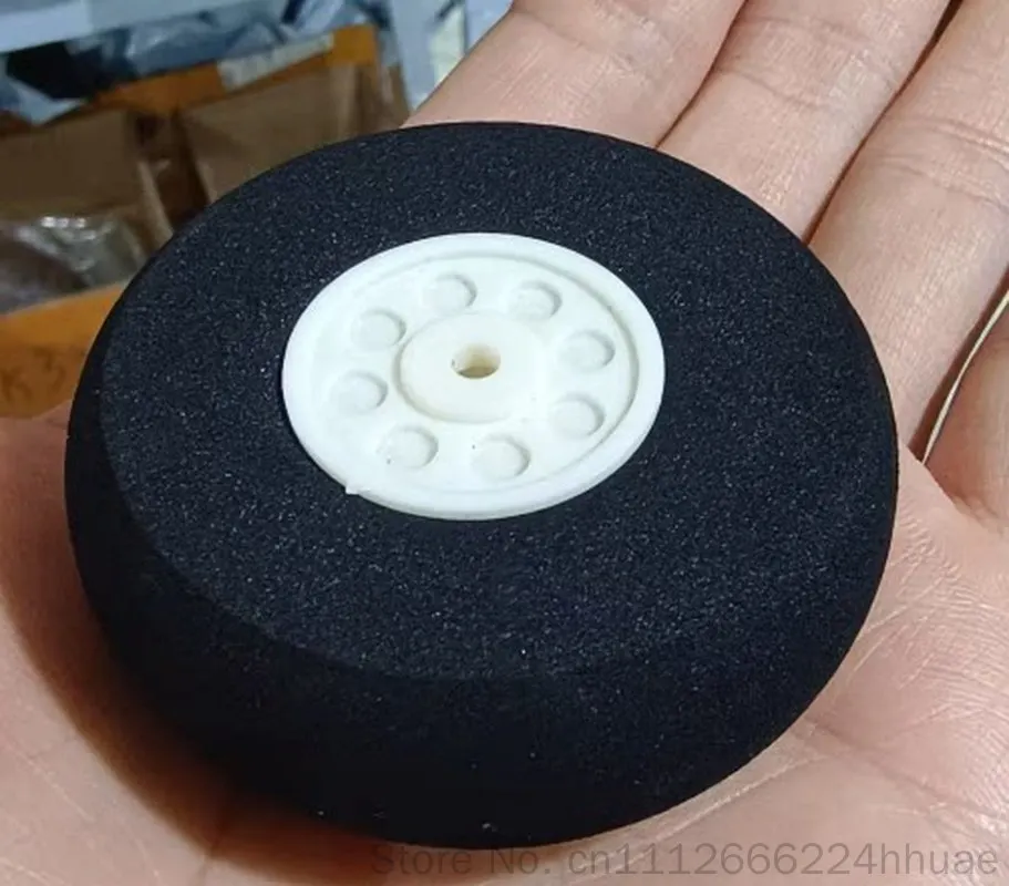 2pcs Fixed Wing Model Aircraft Wheels Set 25mm-80mm Diameter Sponge Machine Wheels for Aircraft Model