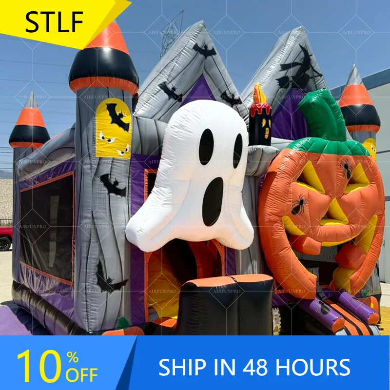 

STLFHalloween-Themed Inflatable Bouncy Jumping Castle Interesting Bouncer And Bounce House For Sale