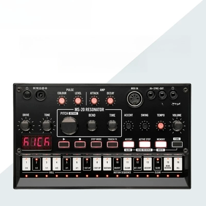 Portable BEATS Touch BASS/KEYS/SAMPLE/FM/KICK Analog Synthesizer
