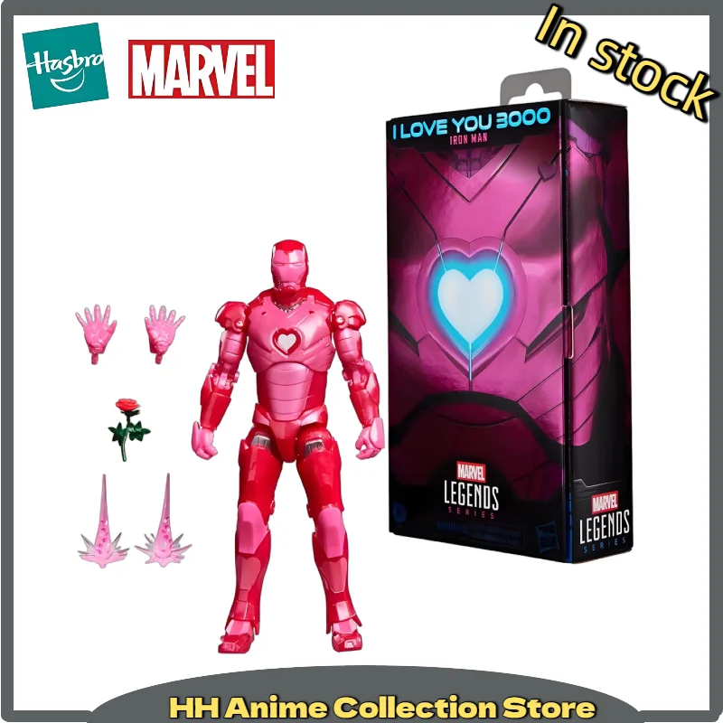 

Новинка! Коллекционная фигурка Hasbro Marvel Iron Man с розовым сердцем, 6 дюймов, серия "Люби тебя три тысячи раз", подарок.