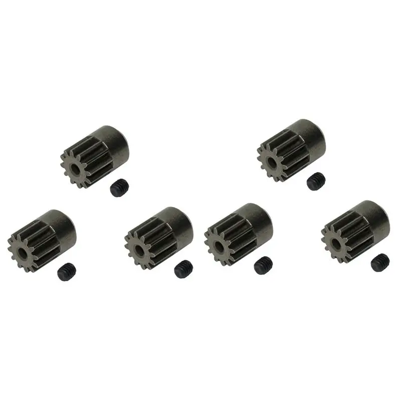 AT05-6Pcs 12T Motor Gear For HBX HAIBOXING 901 901A 903 903A 905 905A 1/12 RC Car Upgrades Parts Spare Accessories