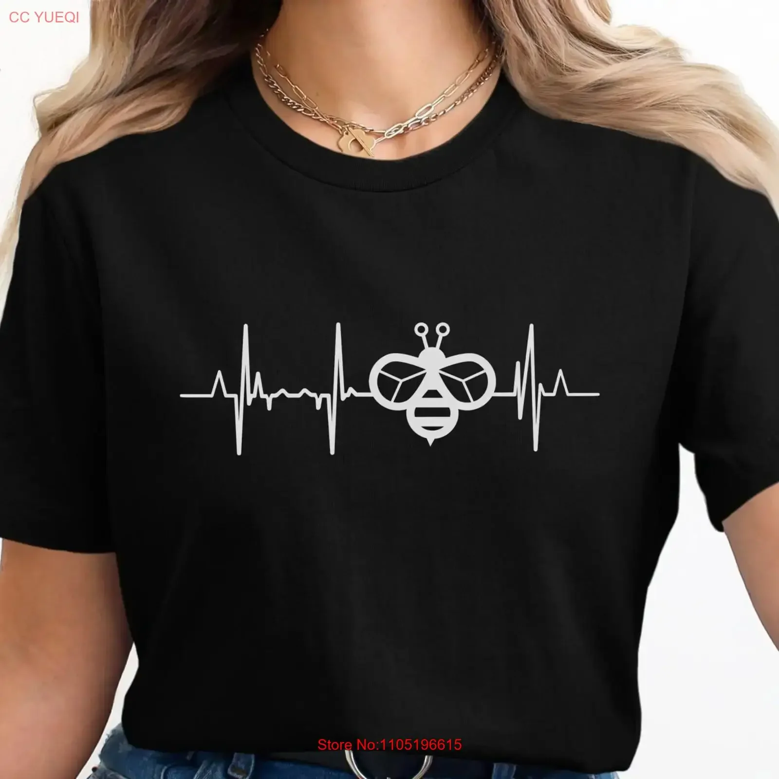 Honey Bee Heartbeat T Shirt Beekeeper Love Insect Lover Pollinator Save The Bees Nature Wildlife vintage Washed Soft Versatile