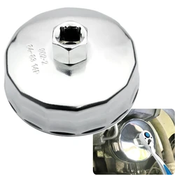 84mm 14Flutes Oil Filter Wrench Compatible with Mercedes Benz Jeep Dodge 3.0L Diesel Engines Oil Filter Socket Oil Filter Cap