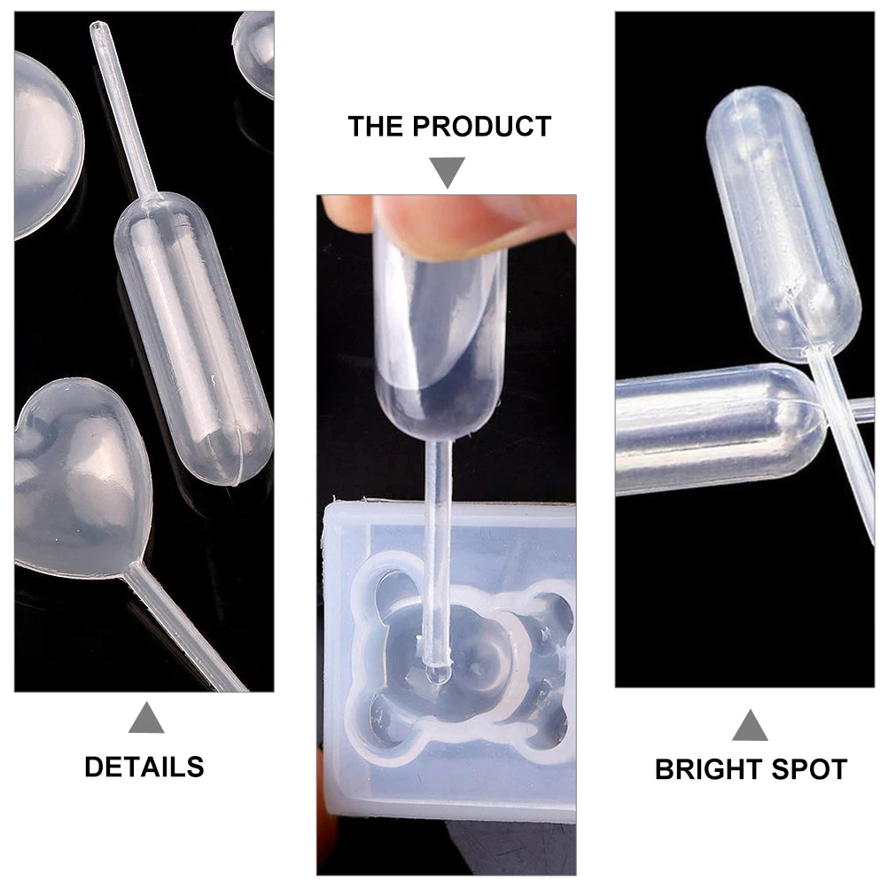

150 Pcs Jam Injection Dropper Pipettes Cake Liquid Droppers Disposable Plastic Dropping Baking