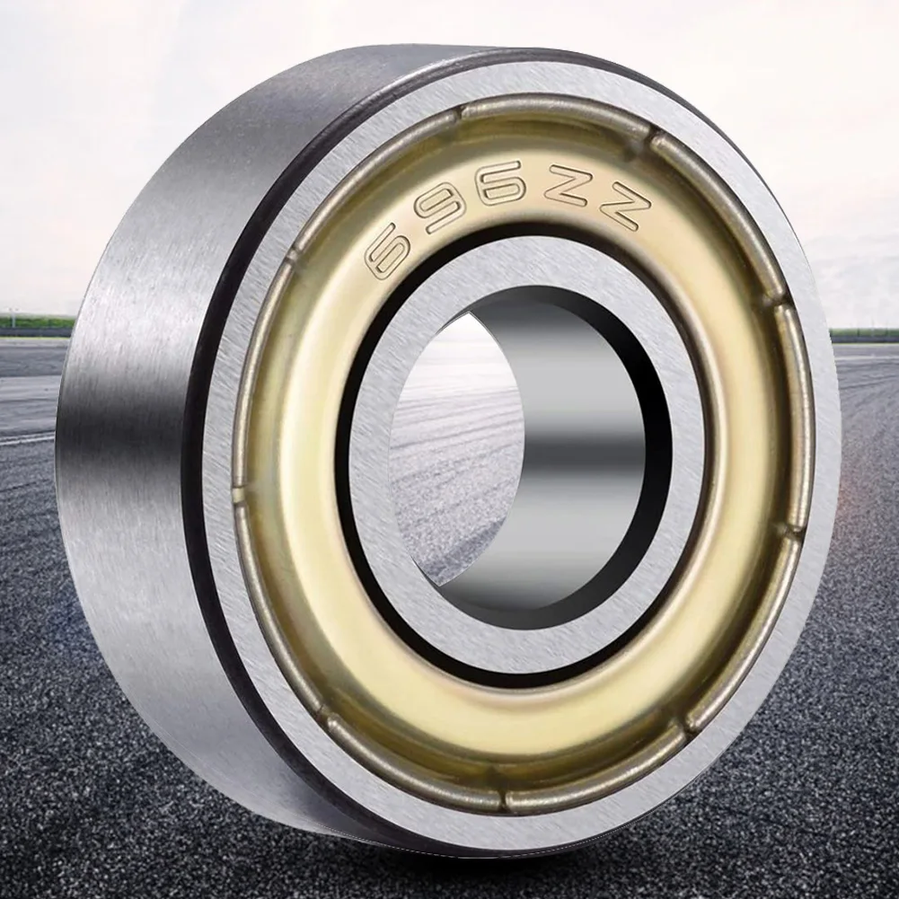 

100Pcs Ball Bearings Deep Groove Bearings Carbon Steel Miniature Bearings Skateboard Bearings for Inline Skates Scooters