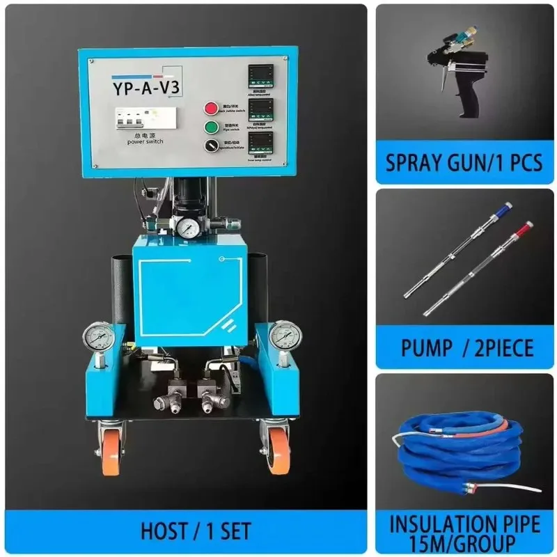 Hydraulic Polyurea Spray Coating Machine For Concrete Coating Dual Component Output Leak Free Design