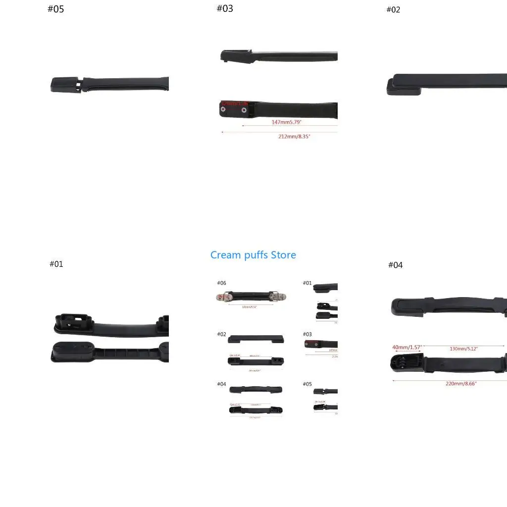 50LE Portable Luggage Suitcase for Case Handle Strap Spare Carrying Grip Replacement