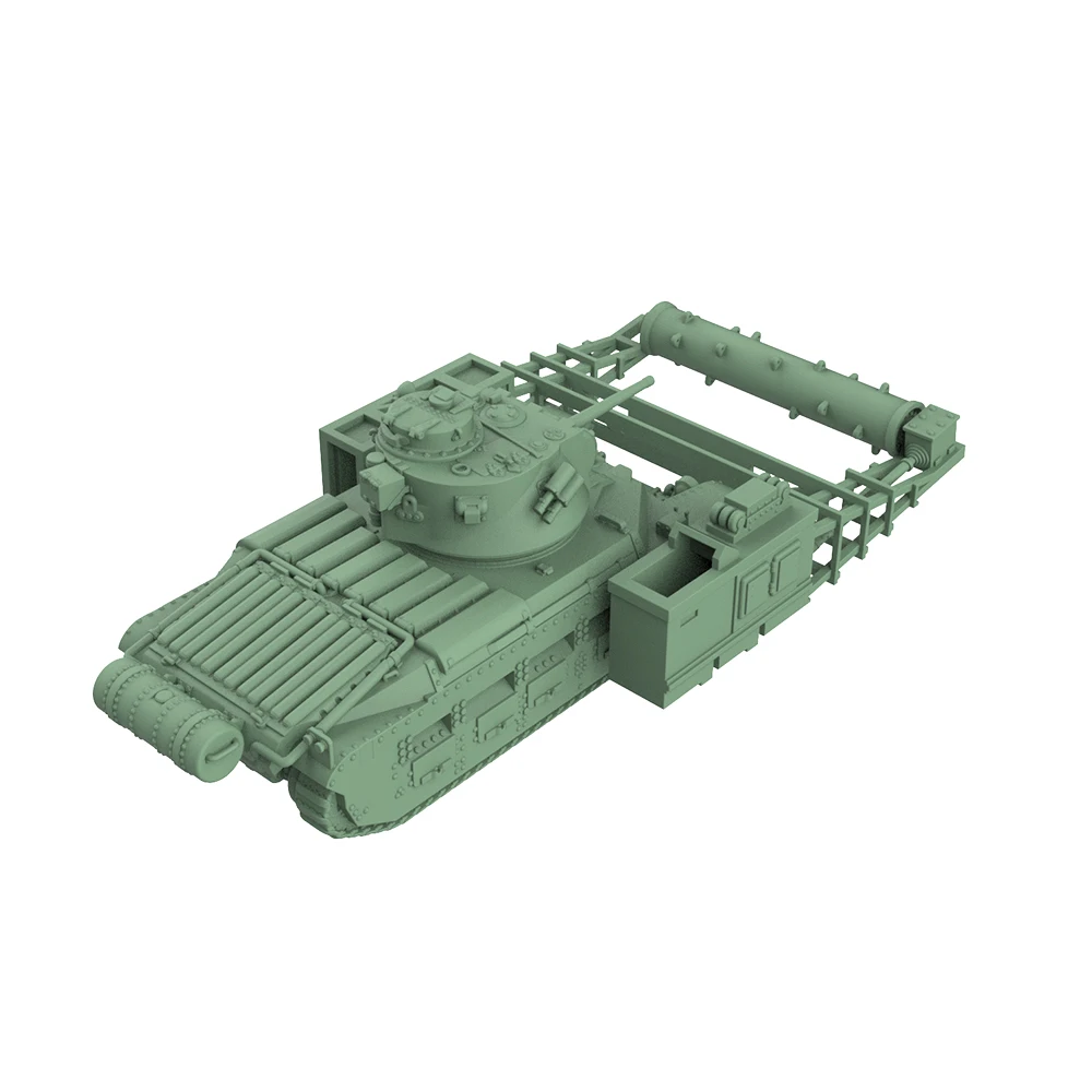 

1/220 1/160 SSMODEL SS574 Железнодорожная военная модель, комплект британской матильды с паравеном
