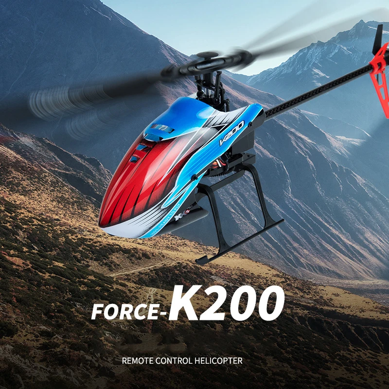 Wltoys K200 helikopter RC 2.4G jednośmigłowy sześcioosiowy żyroskop unosi się w powietrzu alert o niskiej mocy