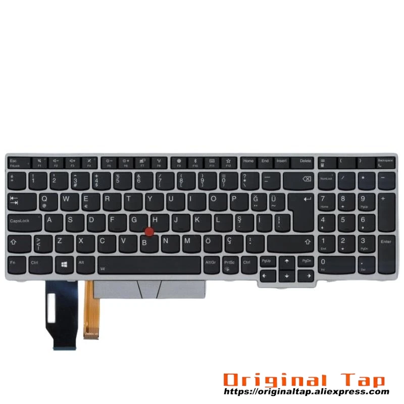 TR Turkish for Thinkpad E580 E585 E590 T590 P53S L580 L590 P52 P72 P53 P73 01YN687 01YN767 Backlit Keyboard