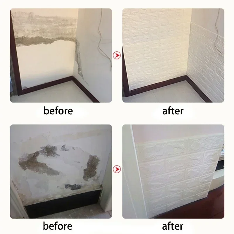 Adhesivo de pared 3D 70cm * 10m DIY espuma autoadhesiva pared de ladrillo suave habitación decorativa para el hogar