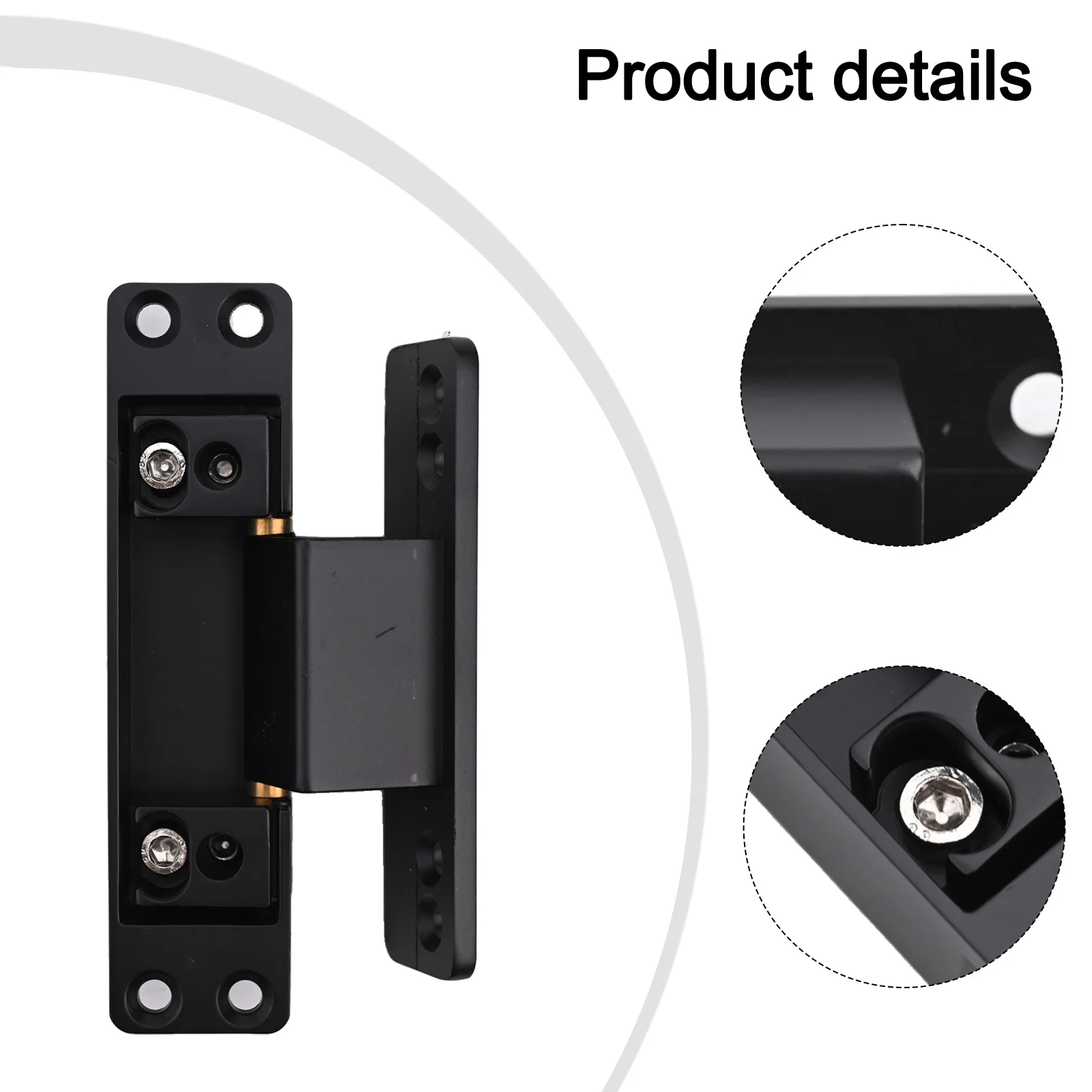 

Door Hinge Hiddening Two Dimensional Heavy Duty Adjustable Hinge Glass Bedroom Door Outdoor Accessories Aluminum Alloy Hinge