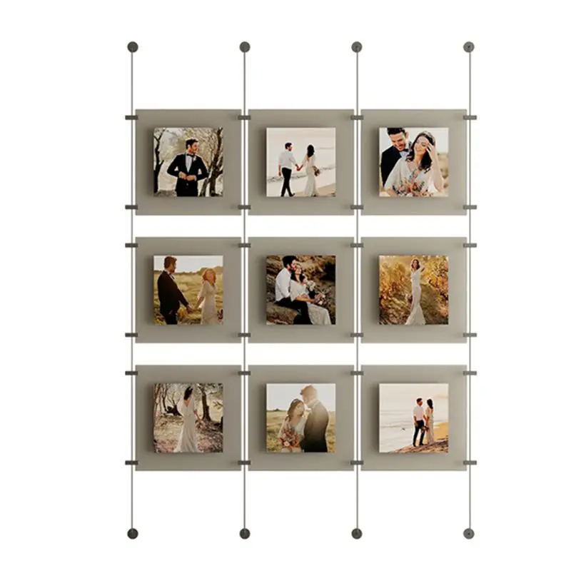 

Wall decoration creative background panel acrylic photo frame card slot photo wall atmosphere