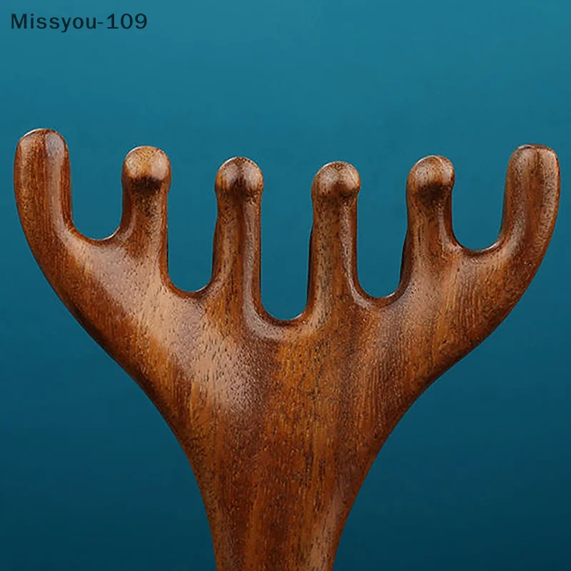 

Массажная расческа с меридианом тела, смола, рога оленя, широкие зубцы, иглоукалывание, помогает кровообращение, антистатические, гладкие волосы