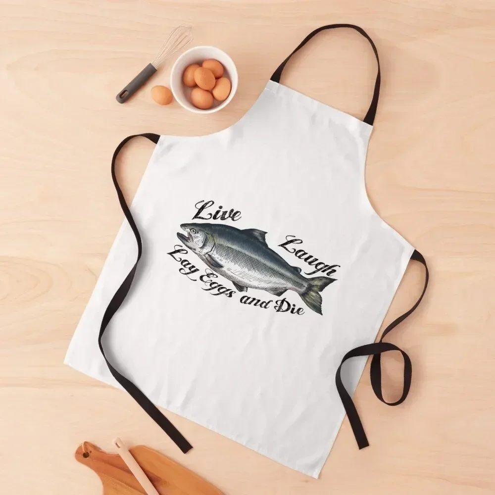 

Live Laugh Lay Eggs and Die Apron Teacher Women Kitchen'S Apron