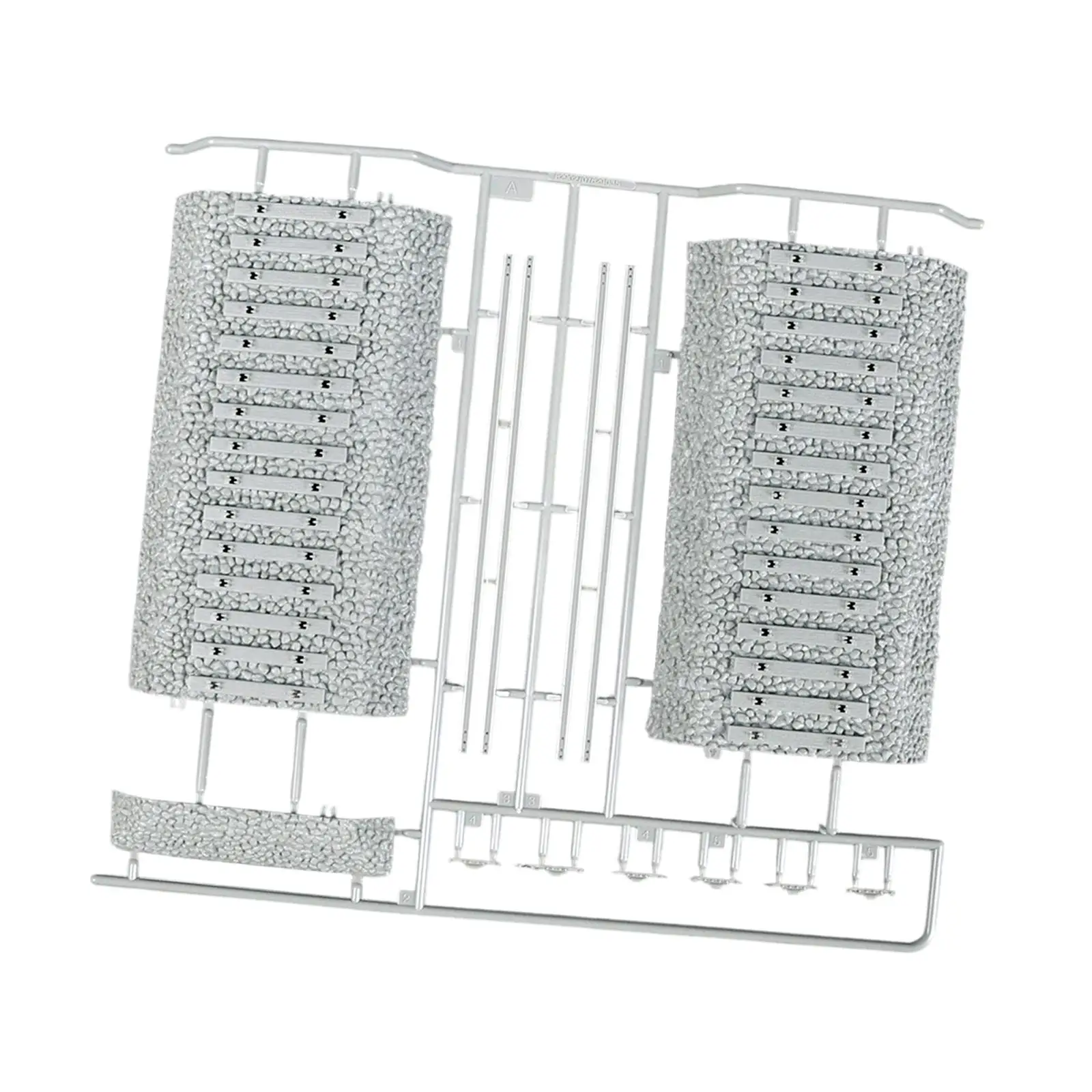 

1/72 немецкий набор железнодорожных гусениц DIY сборка Professional High