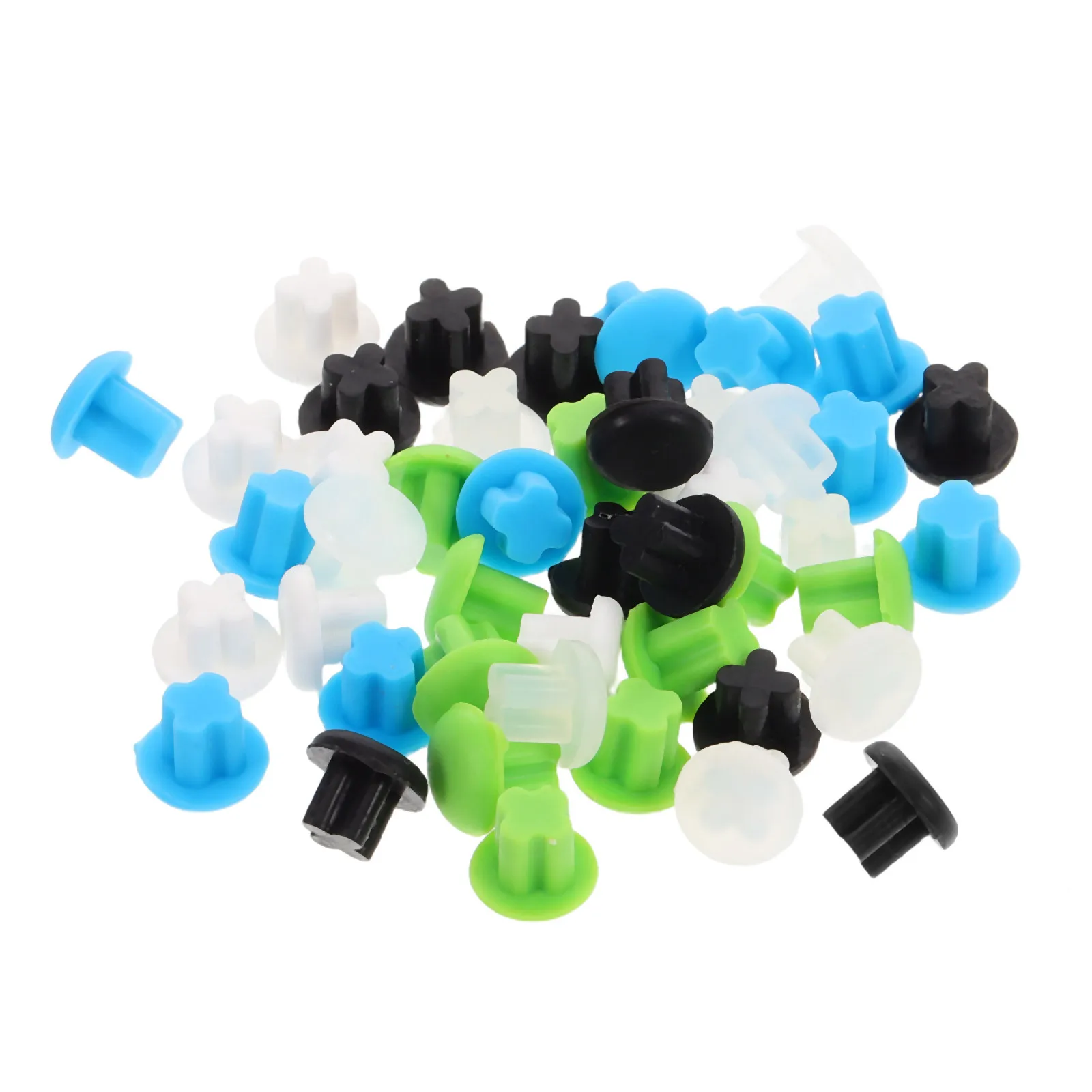 

50Pcs Audio Port Silicone Dust Plugs Flexible Soft Headphone Jack Microphone Speaker Protector Speaker Jack Plugs