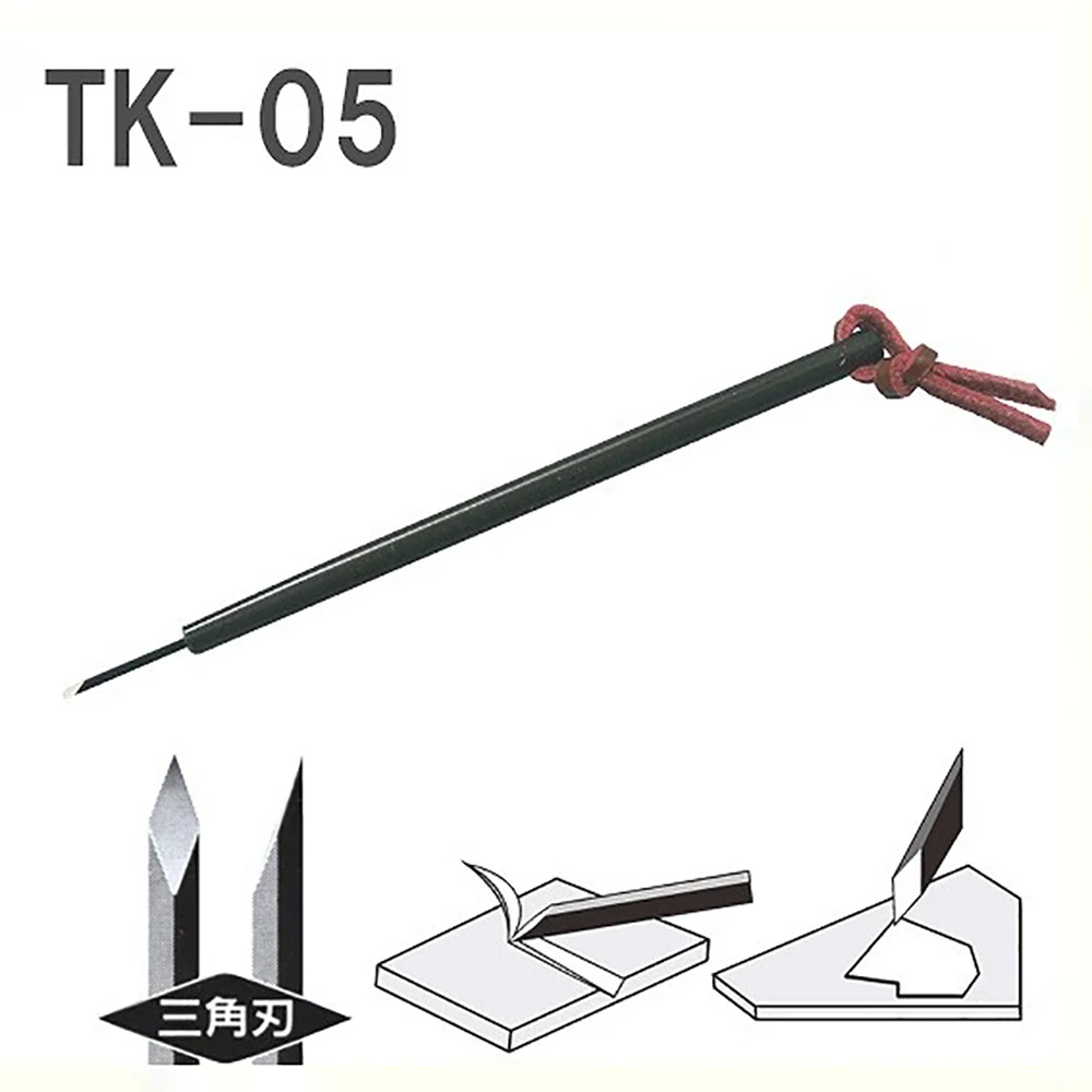 EIGER TOOL TK-05 1.5mm Triangular Micro Wax Carving Knife Sharp Tip Detailed Modeling Craft Knife Jewelry Wax Precision Carving