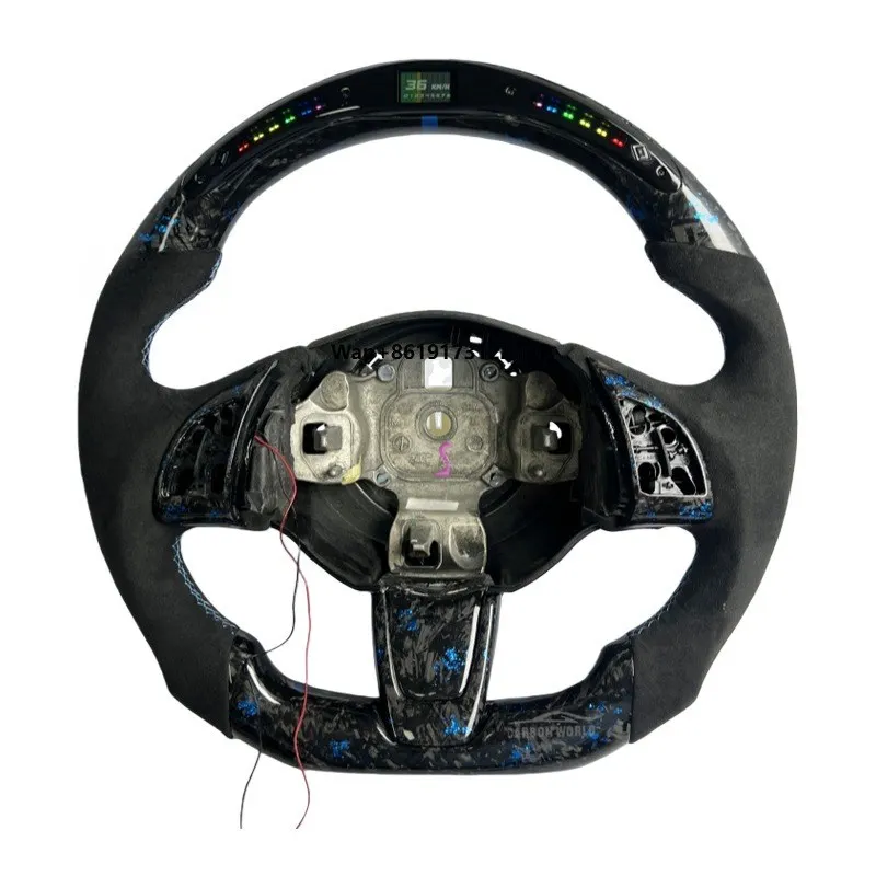 

Forged Carbon Fiber Steering Wheel for Fiat 500 Abarth 2007-2024 595 695 124 Spider Punto Tipo Ypsilon Sports Car Steering Wheel