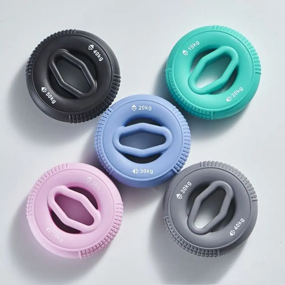 柔らかさシリコンスクイーザーグリッパー変形なし耐久性のある前腕リングハンドエクササイザー柔軟なお手入れが簡単