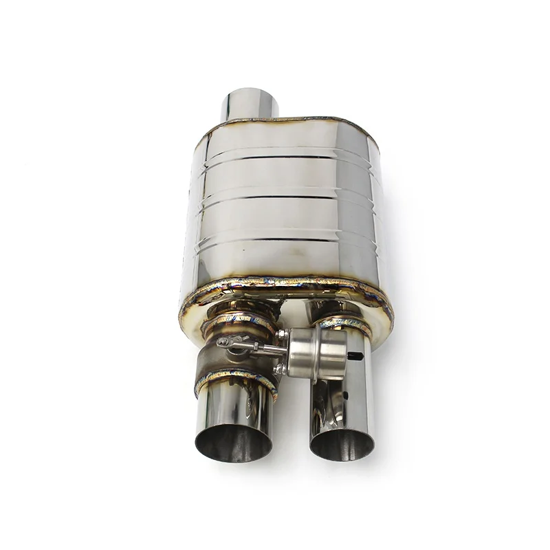 Exhaust Pipe Muffler For Universal Escape Stainless Steel SS304 Car Exhaust System Exhaust valve control